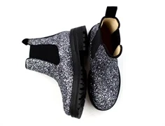 Angulus lavender blak glitter støvlette med elastik